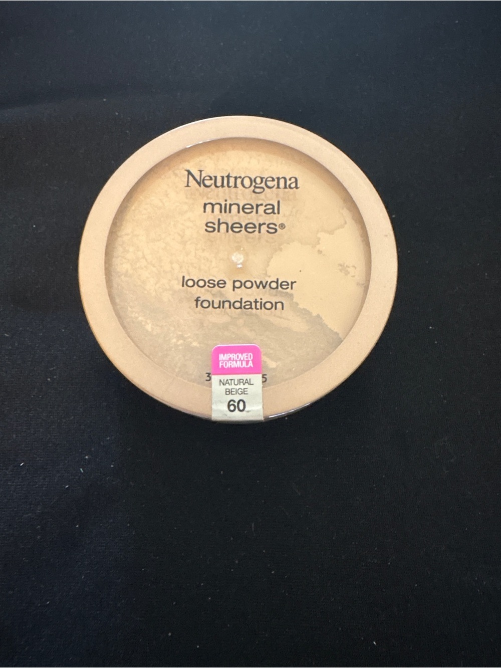 NEW Neutrogena Mineral Sheers Loose Powder Foundation Natural Beige 60 Sealed - Picture 2 of 3